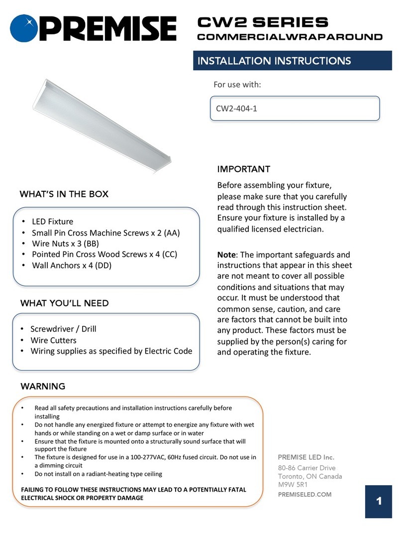 Premise CW2 Series installation instructions