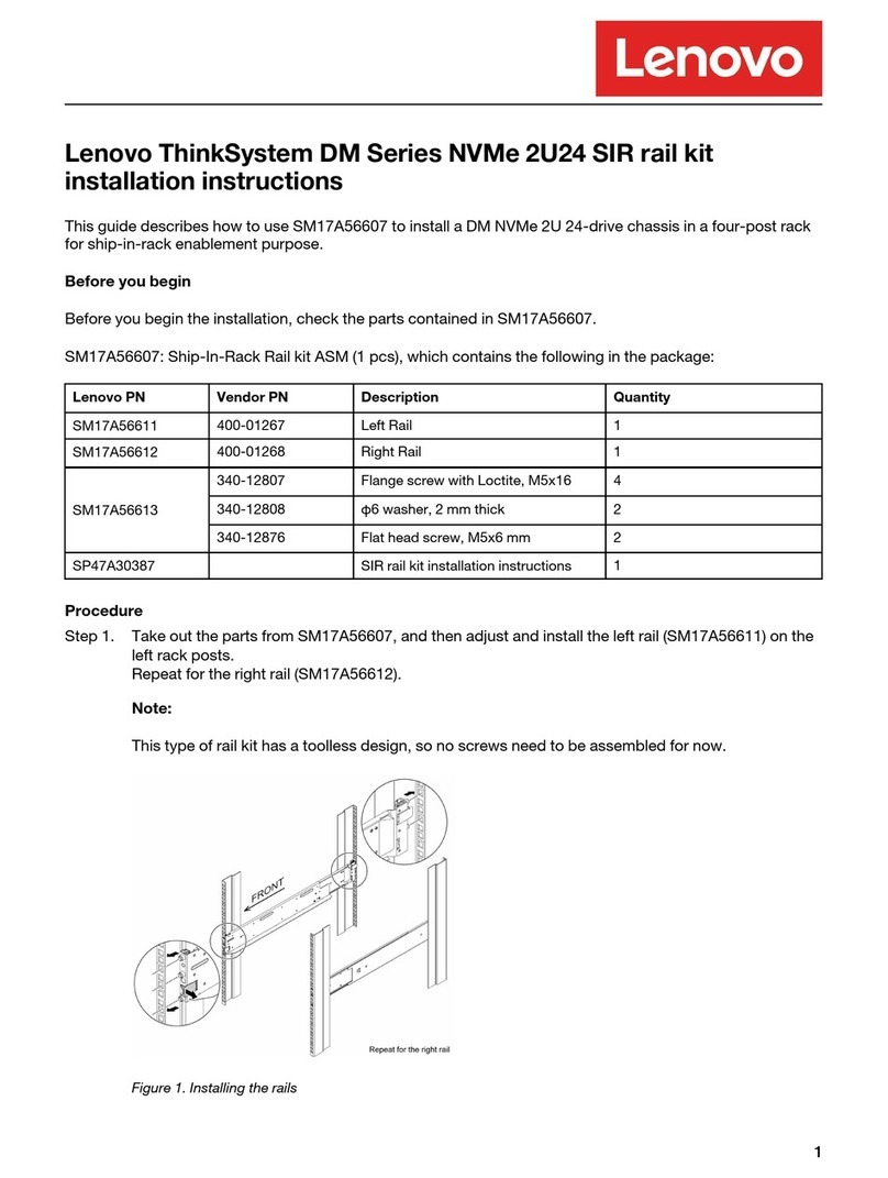 Lenovo ThinkSystem DM Series installation instructions