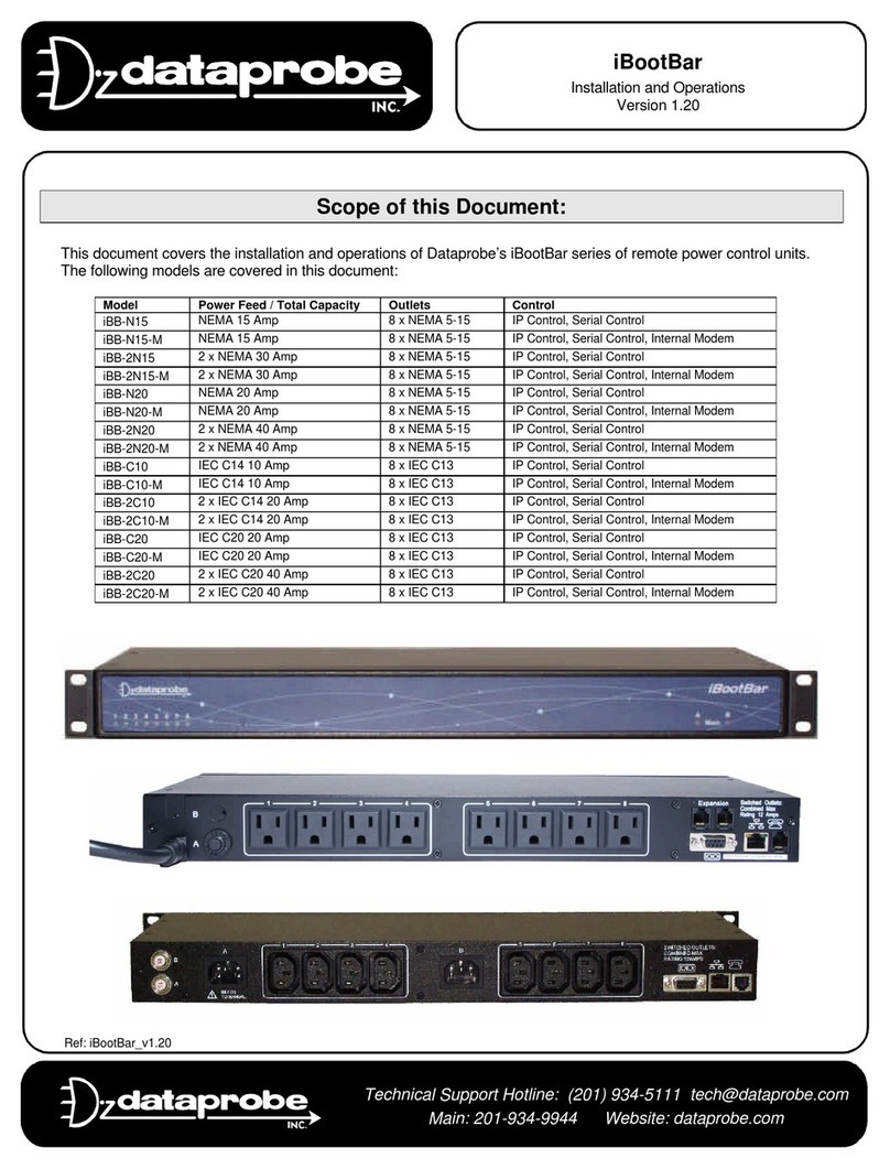 Dataprobe iBootBar Installation and operations