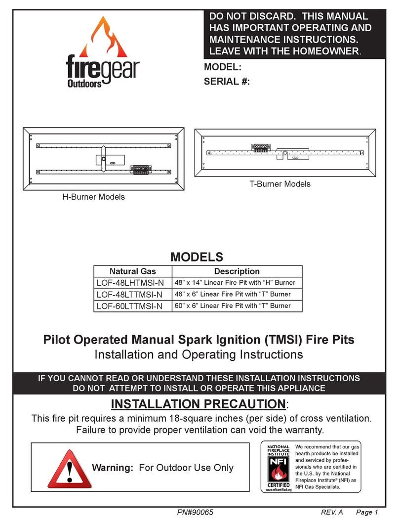 Firegear LOF-48LHTMSI-N User manual Firegear LOF-48LHTMSI-N User manual