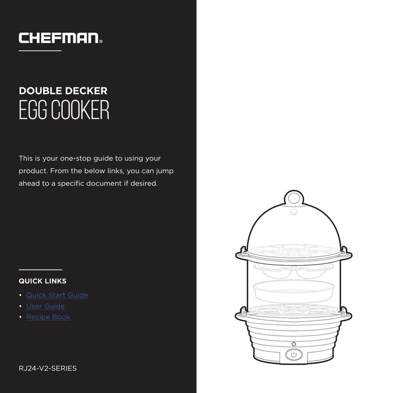 Chefman DOUBLE DECKER instruction manual
