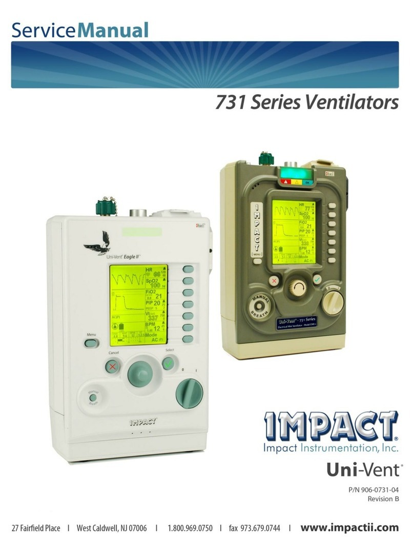 impact Uni-Vent 731 Series Service manual