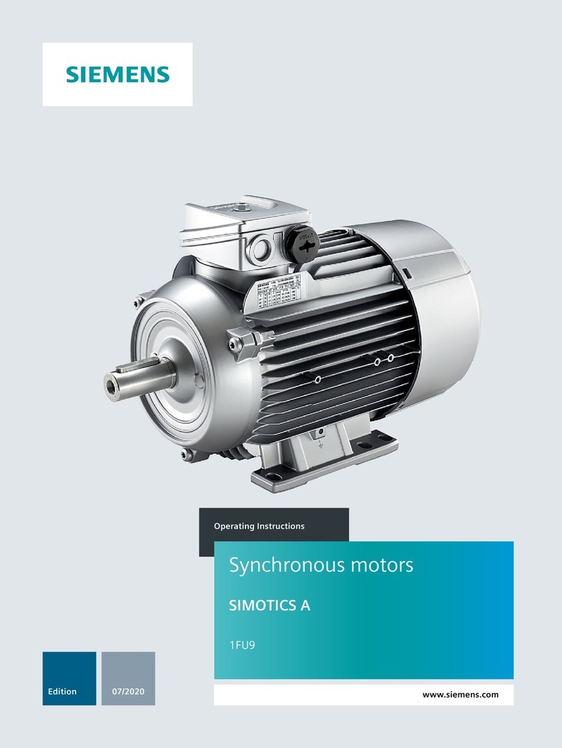 Siemens SIMOTICCS A 1FU9 User manual