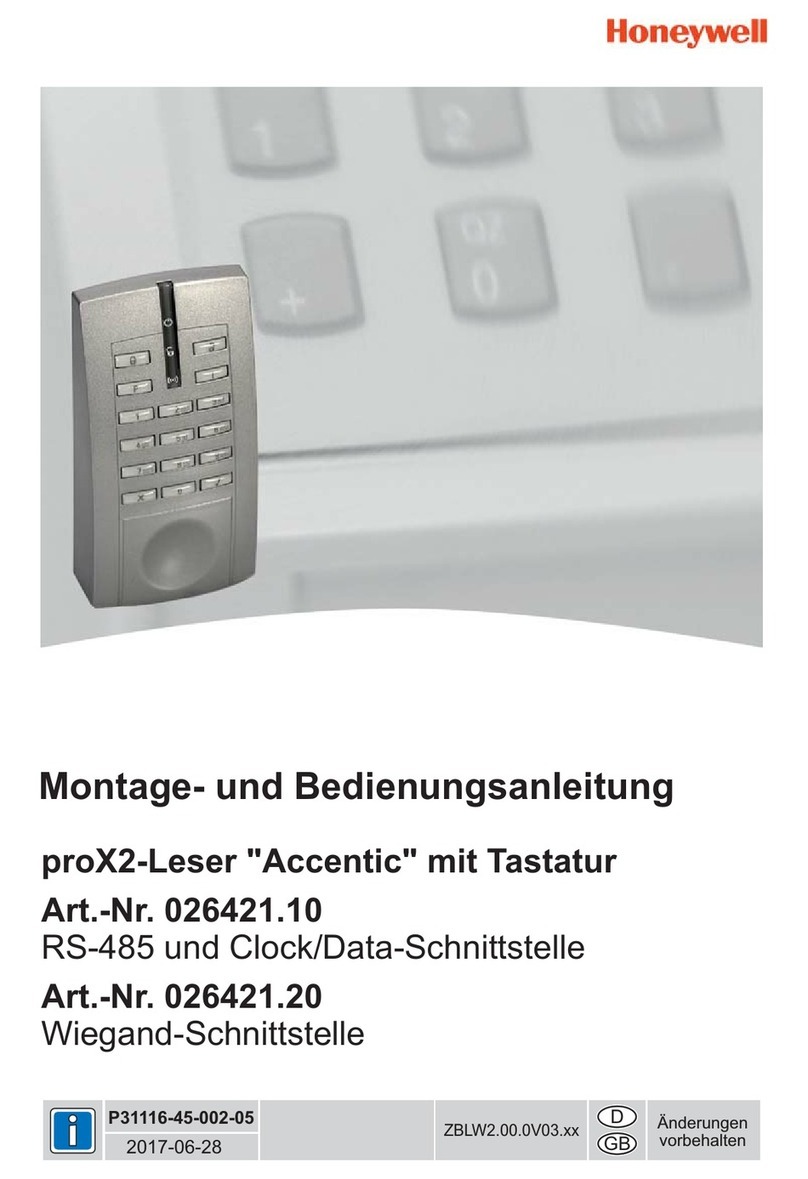 Honeywell Accentic proX2 Service manual