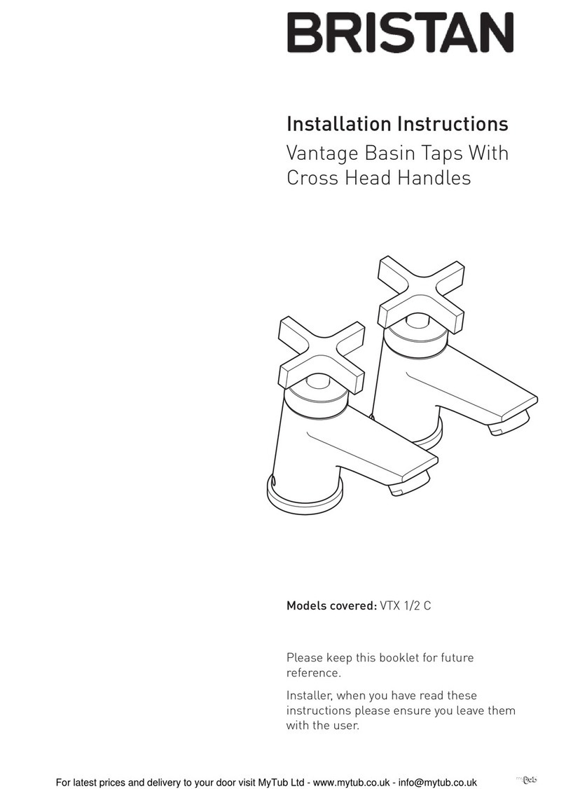 Bristan Vantage VTX 1/2 C User manual