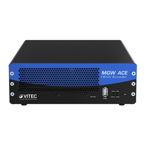 Vitec Multimedia MGW Ace User manual