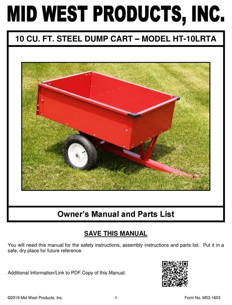 MID WEST PRODUCTS HT-10LRTA Owner's manual and parts list