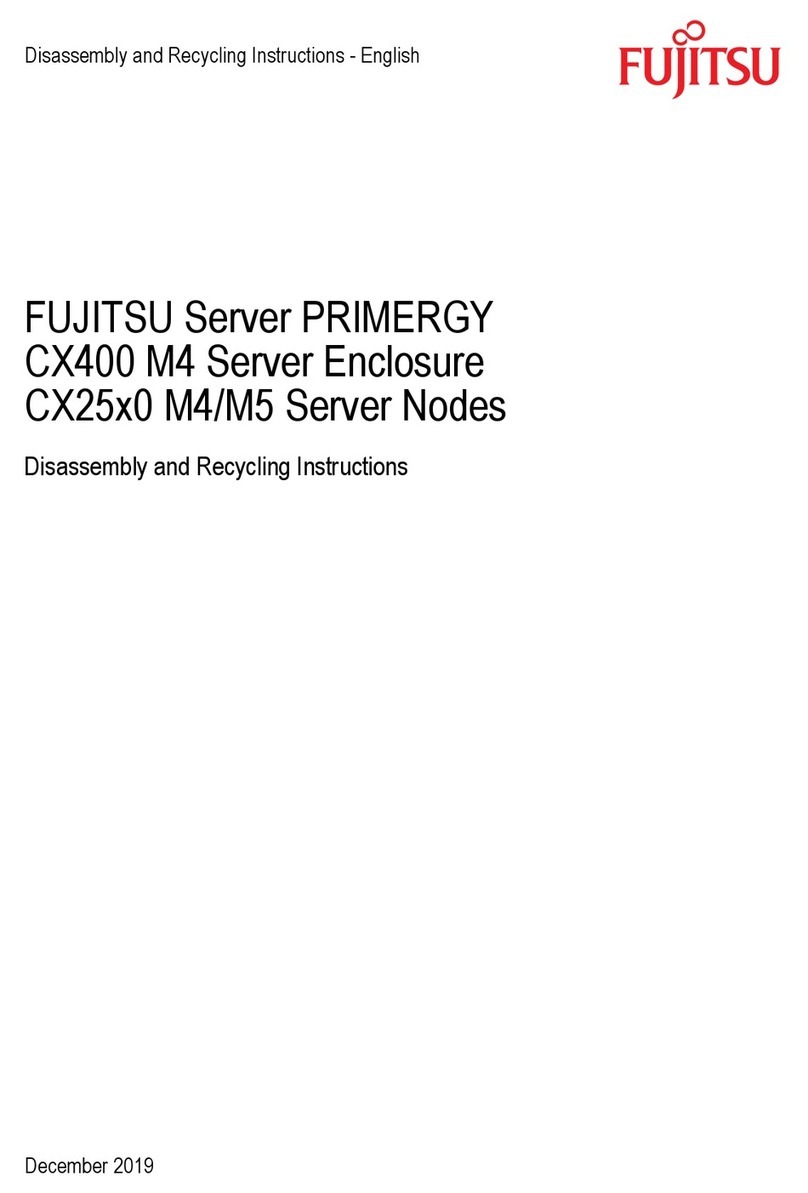 Fujitsu PRIMERGY CX25 0 M4 Series Installation instructions