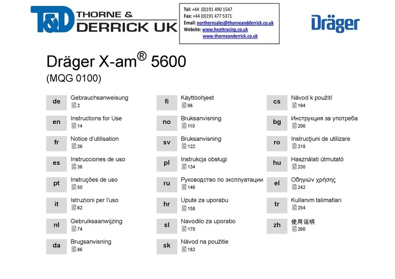 Dräger X-am 5600 User manual