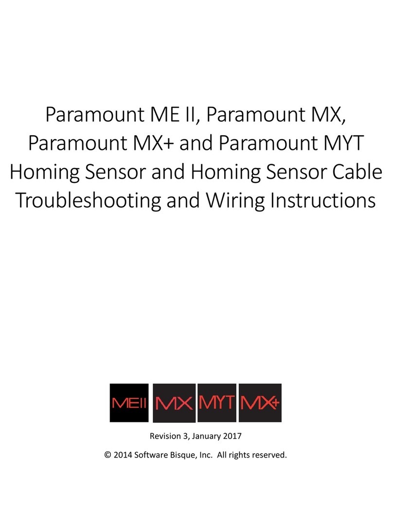 Software Bisque Paramount ME II manual