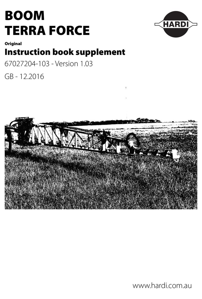 Hardi TERRA FORCE BOOM User manual