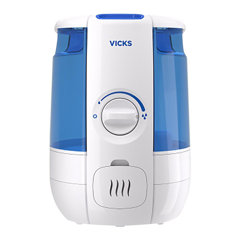 Vicks CoolRelief VUL600 Series use and care manual