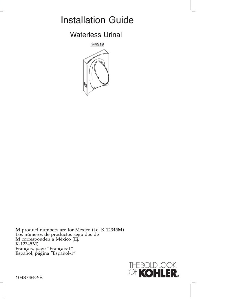 Kohler K-4919 installation guide