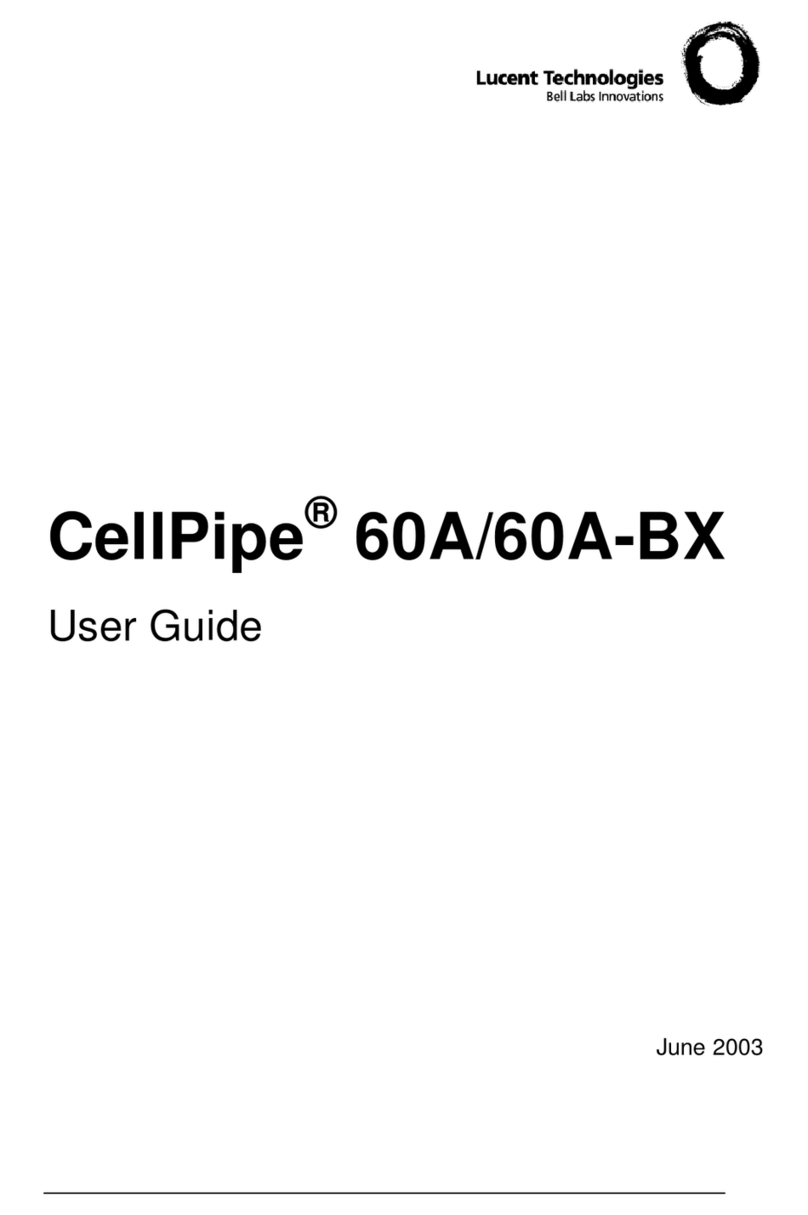 Lucent Technologies CellPipe 60A User manual