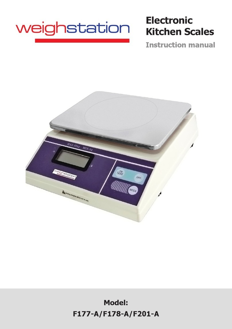 Weighstation F177-A instruction manual