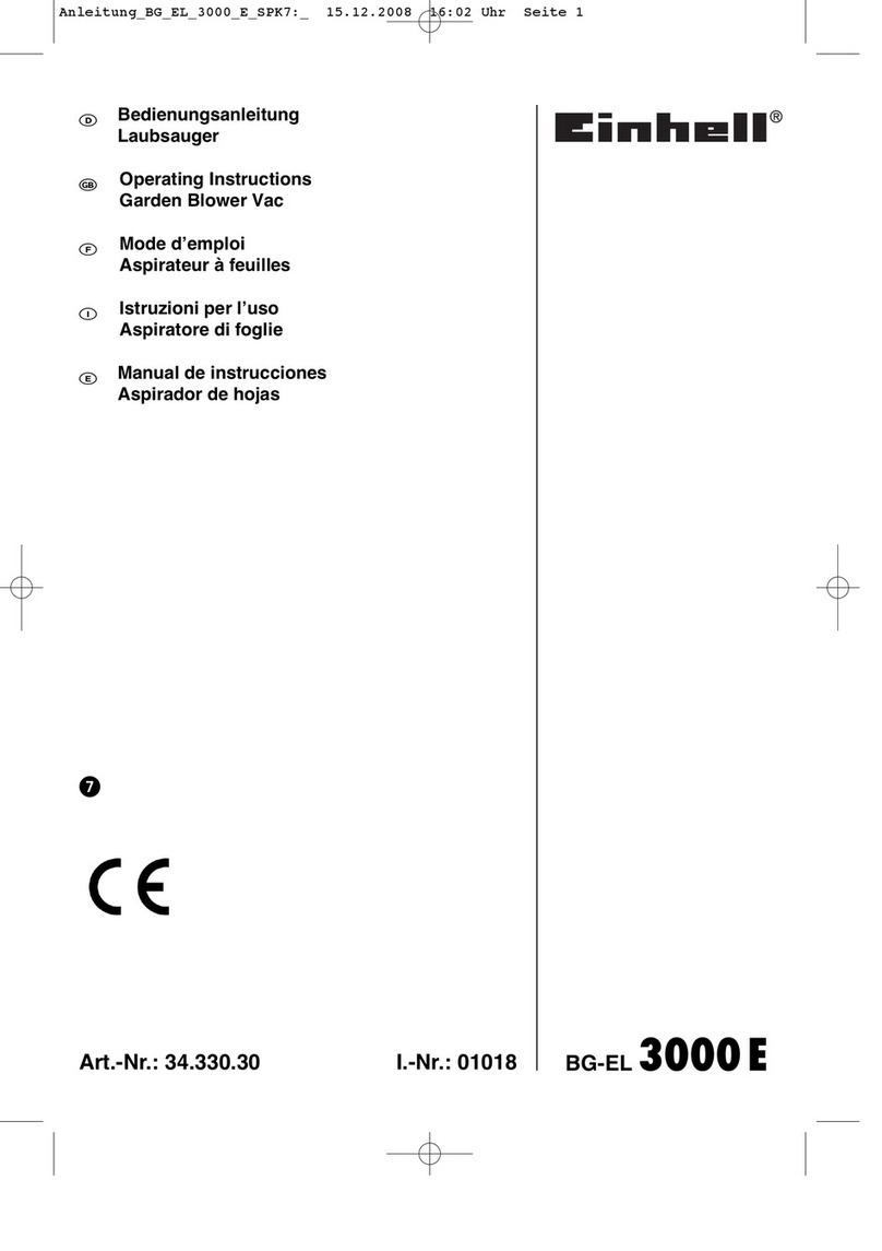 EINHELL BG-EL 3000 E User manual