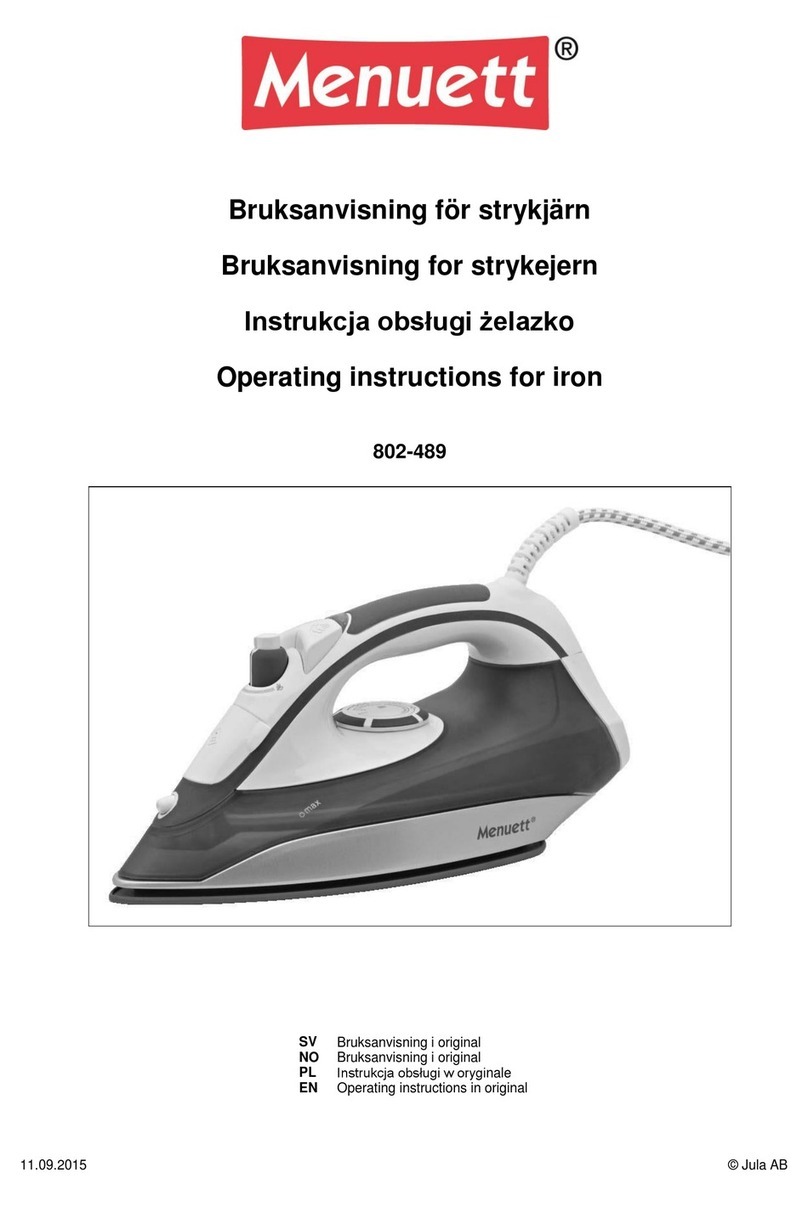 Menuett 802-489 User manual