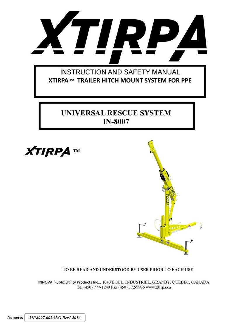 Innova Xtirpa Instruction and safety manual