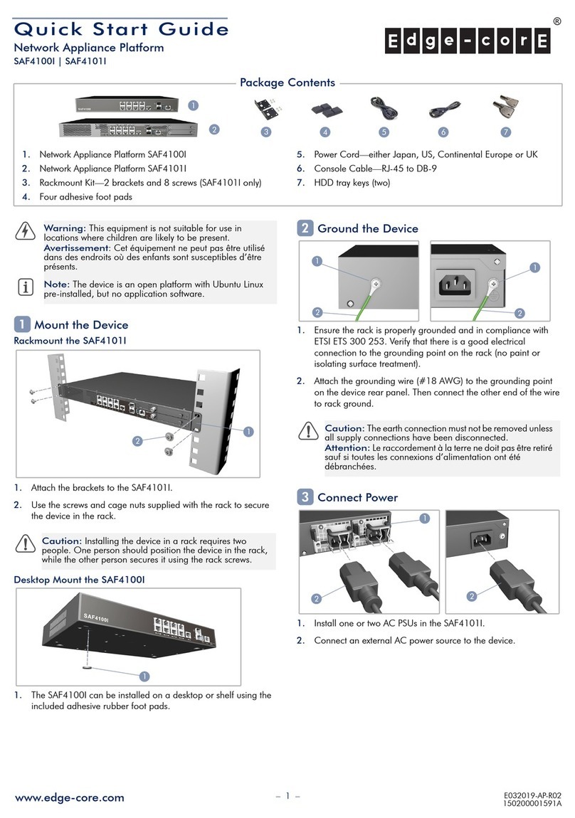 Edge-Core SAF4100I User manual