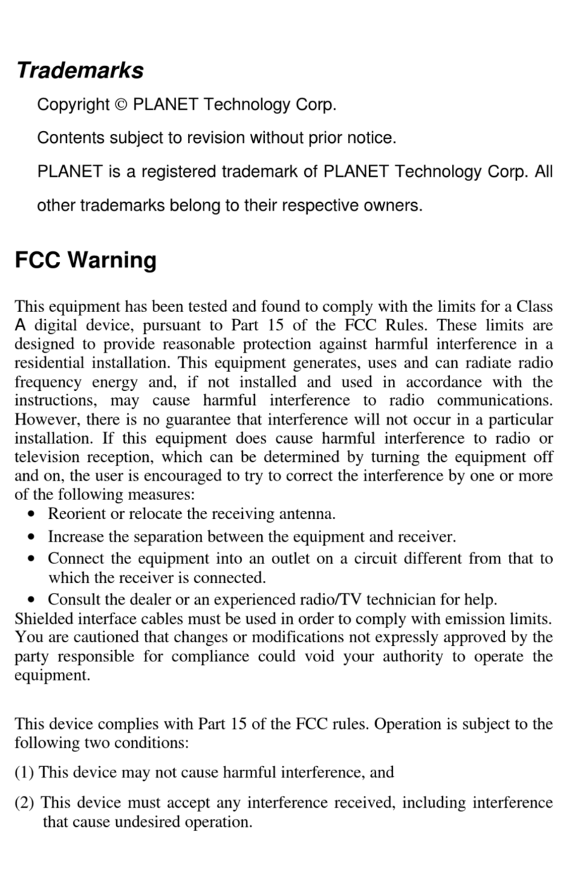 Planet ENW-3502-FC user manual