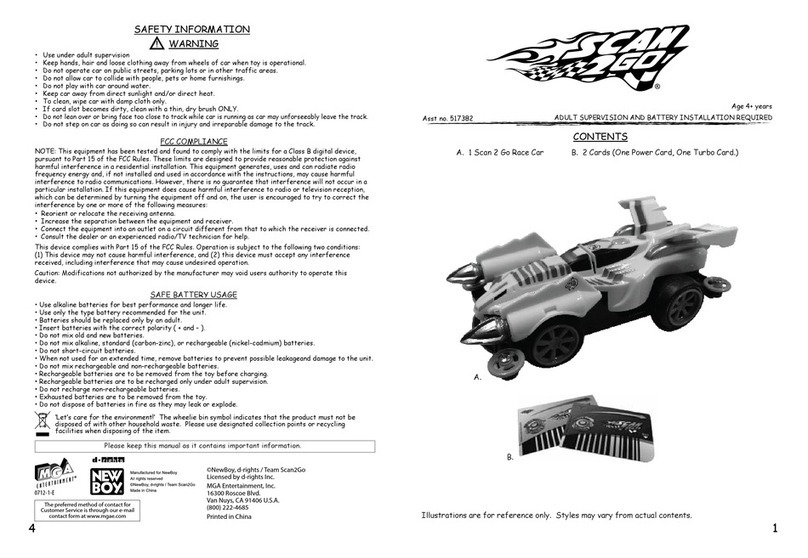 MGA Entertainment Scan2Go Race Car manual