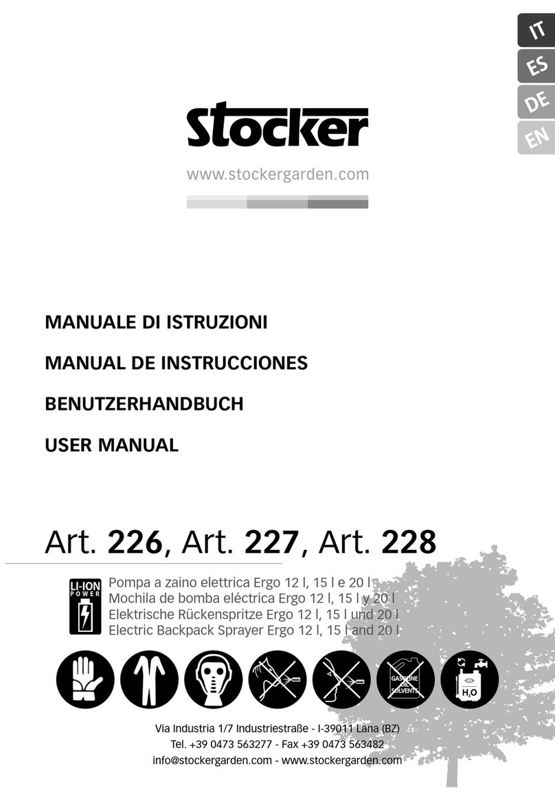 Stocker Ergo 12 l user manual