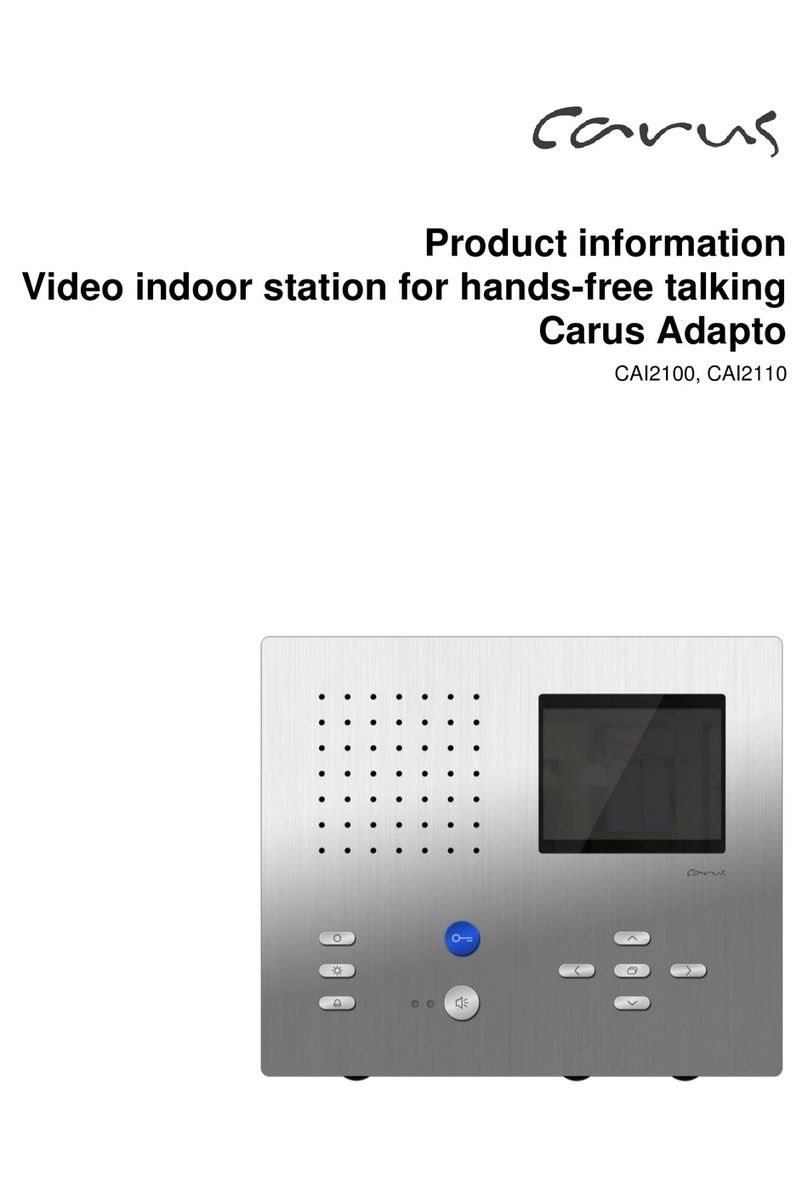 Carus Adapto CAI2100 User manual