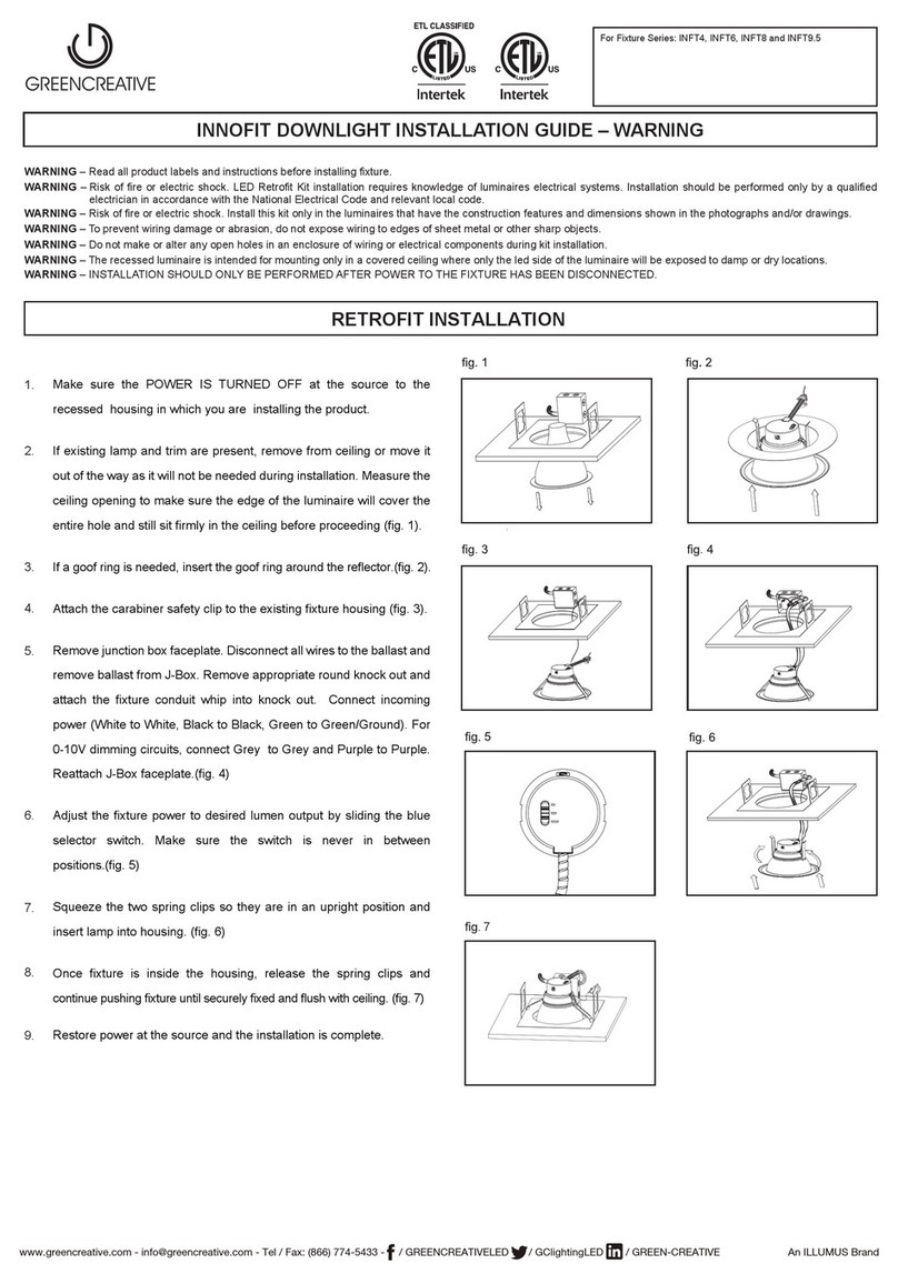 Green Creative INNOFIT INFT4 installation guide