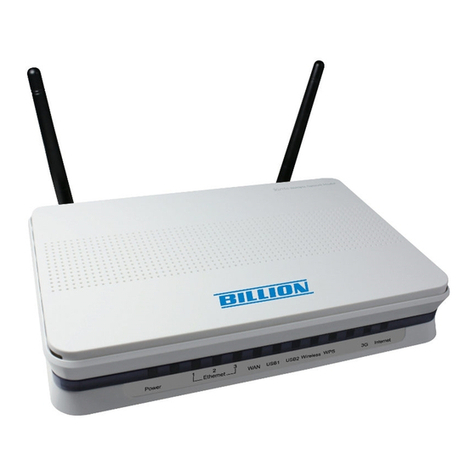 Billion SG6200NXL User manual