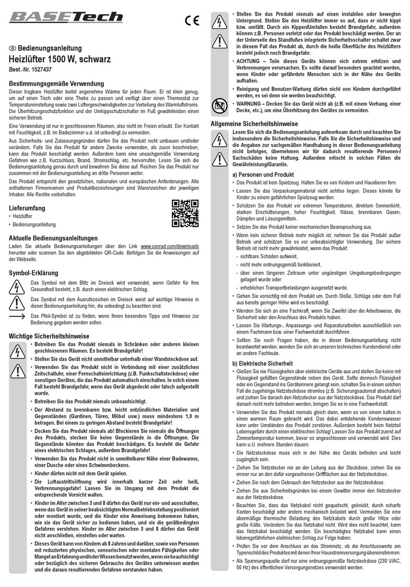 BASETech 1527437 operating instructions