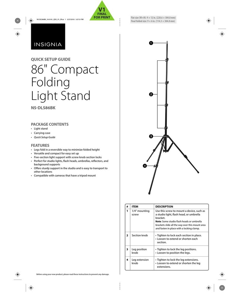 Insignia NS-DLS86BK Quick setup guide
