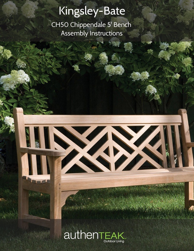 AuthenTeak Kingsley-Bate Chippendale CH50 Assembly instructions