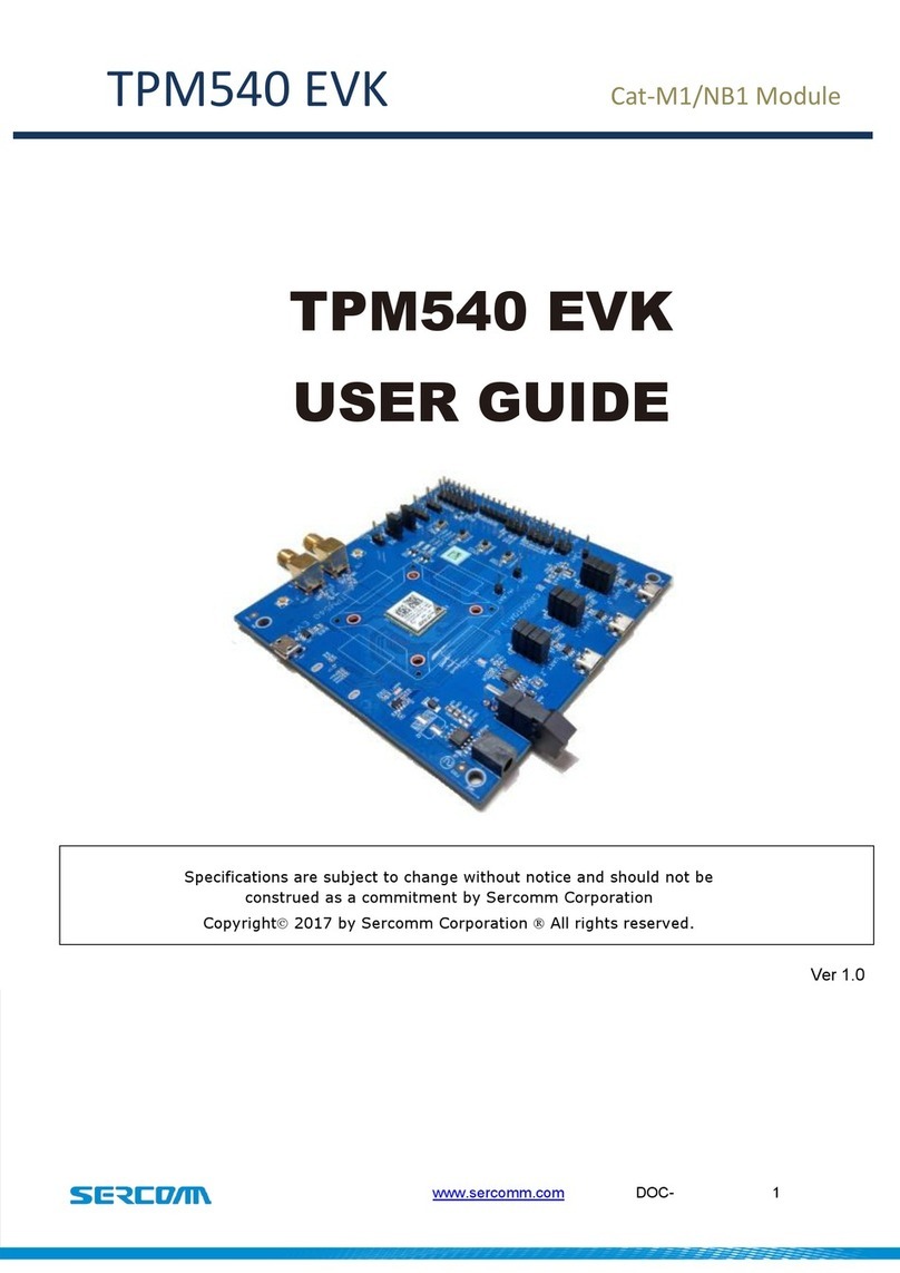 Sercomm TPM540 EVK user guide