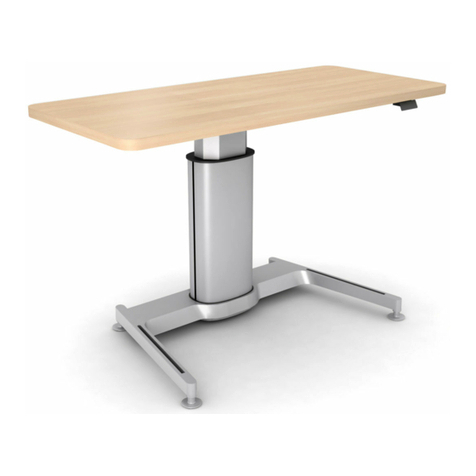 Steelcase Manifesto Airtouch Height Adjustable Desk User manual