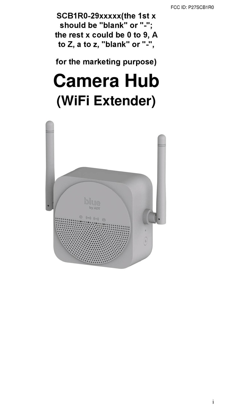 ADT BLUE Camera Hub user guide