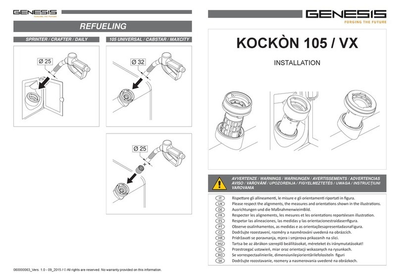 Genesis KOCKON VX Series Installation