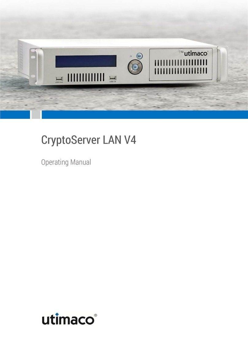 Utimaco CryptoServer LAN V4 operating manual