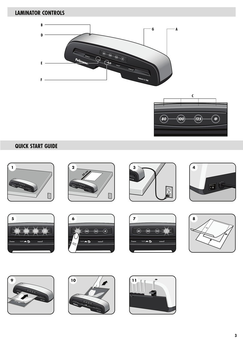 Fellowes Saturn3i A4 User manual