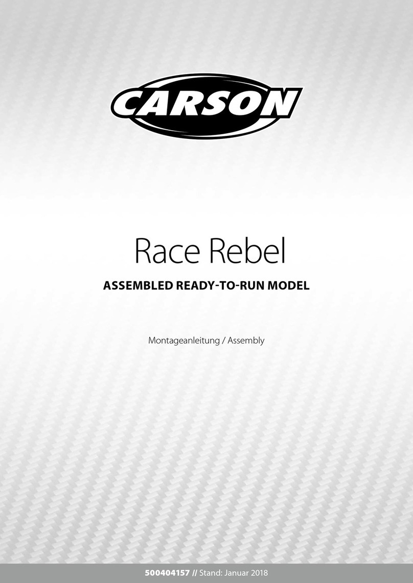 Carson Race Rebel User manual