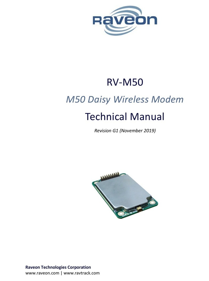 Raveon RV-M50 User manual