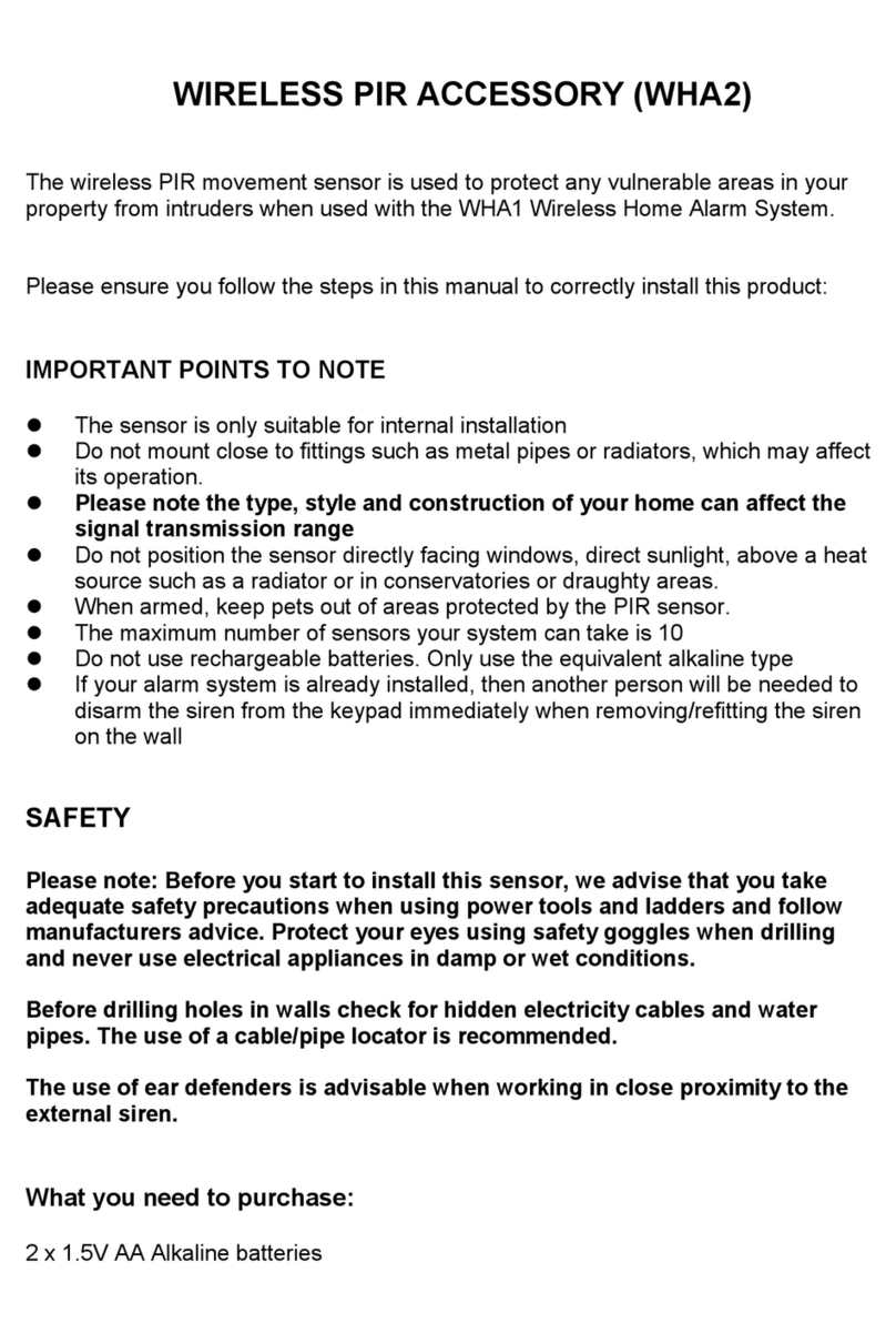 Novar WHA2 manual