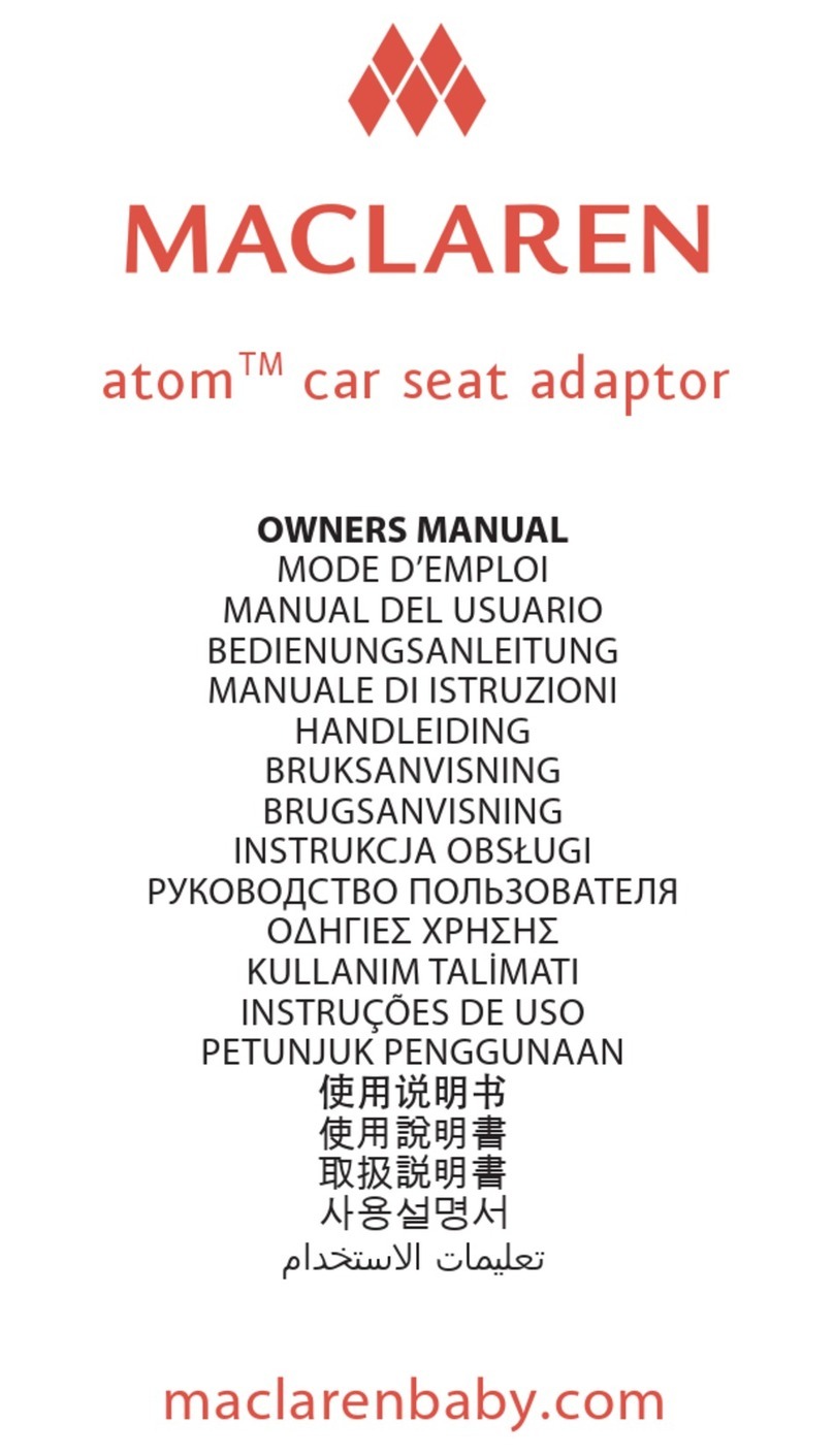 Maclaren atom owner's manual