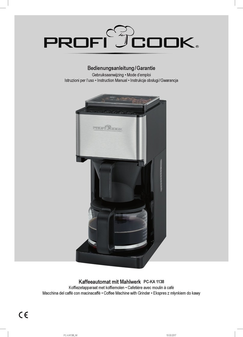 Proficook PC-KA 1138 User manual