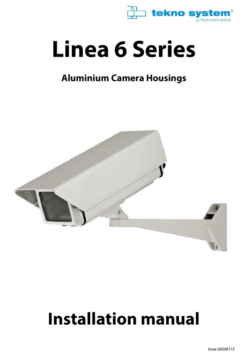 TecnoVideo tekno system Linea 6 Series User manual