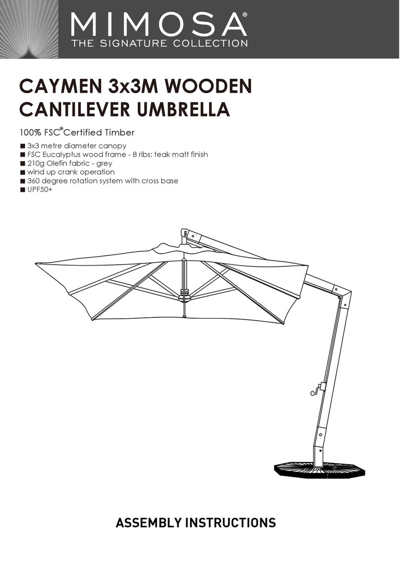 Mimosa CAYMEN Assembly instructions