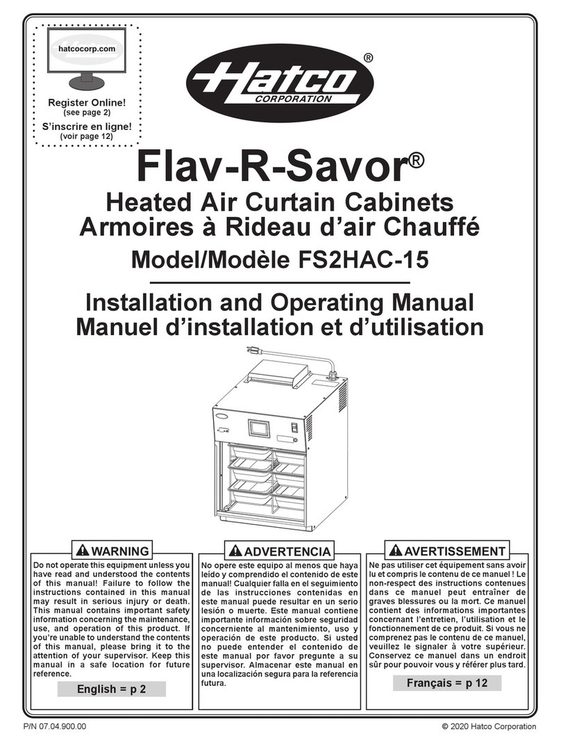 Hatco Flav-R-Savor FS2HAS-15 User manual