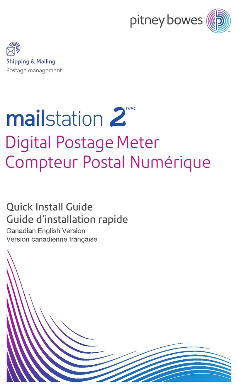Pitney Bowes MAILSTATION 2 User manual