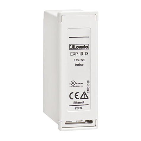 LOVATO ELECTRIC EXP1013 User manual