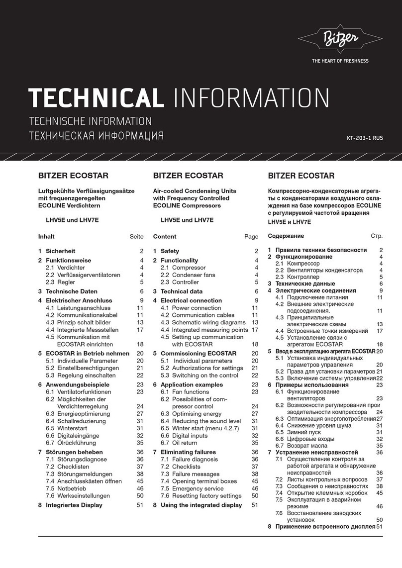 Bitzer ECOSTAR LHV5E technical information
