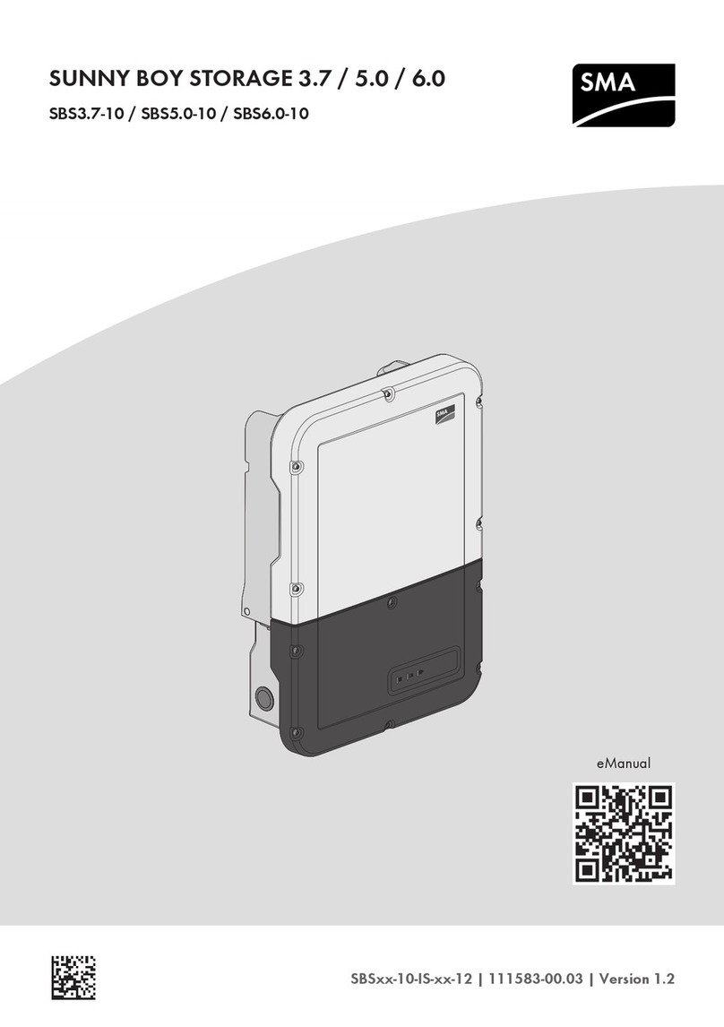 SMA SUNNY BOY STORAGE 3.7 Quick reference guide